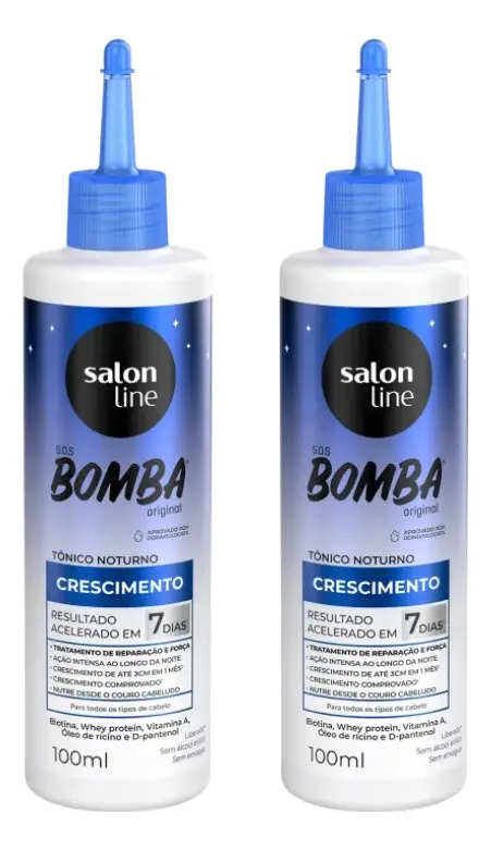Tônico capilar Salon Line Salon Line Sos Bomba crescimento de 100ml