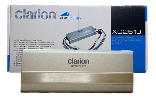 Planta Amplificador Clarion Xc2510 5 Canales 700wts Marino 