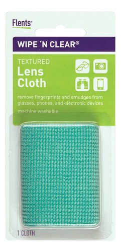 Flents Wipe 'n Clear Limpiador Para Lentes De Vidrio, 8 Onza