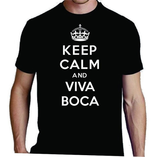 Remera Boca Keep Calm