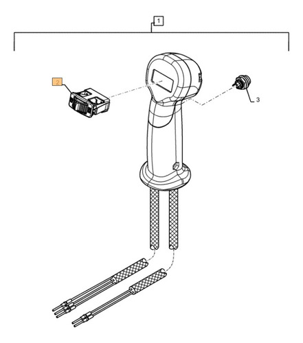 Interruptor 47883648 Minicarregadeira L220