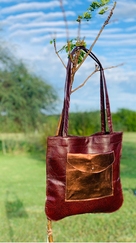 Tote Bag En Cuero