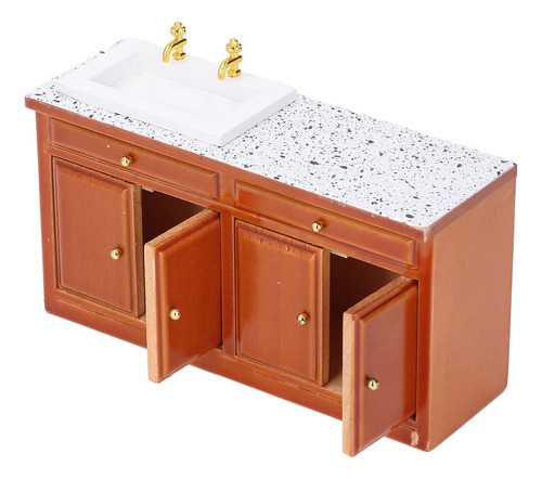 Modelos De Lavabo Para Casas De Muñecas, Muebles Decorativos