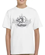 Comprar Remera De Niño Dino Never Forget Nunca Olvides