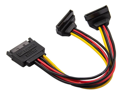 Cable Divisor Splitter Sata A Doble Sata  Conectores En 90°