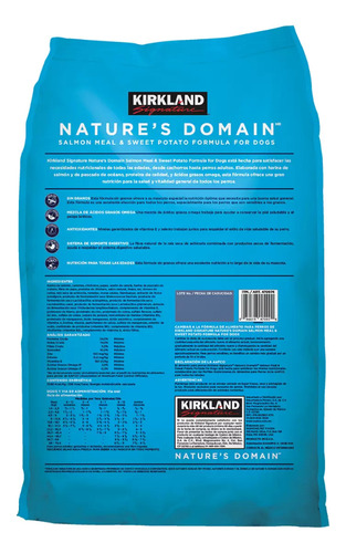Kirkland Signature Natures Domain Salmon Y Camote 15.87 Kg A