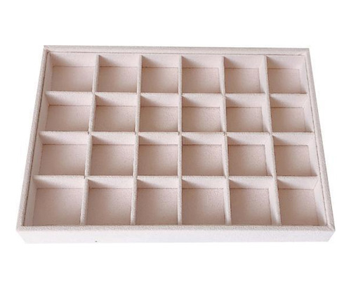 3 Joyería Organizador Caja Madera Joyero Collar Re Beige