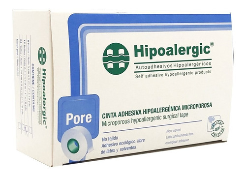 Cinta Hipoalergic Pore 5cm X 9mt - Hipoalergénica - Caja X6u