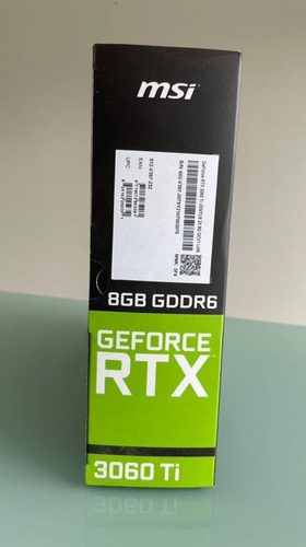 Imagen 3 de 4 de Tarjeta Gráfica Nvidia Geforce Rtx 3060ti 8gb Msi Ventus 2x