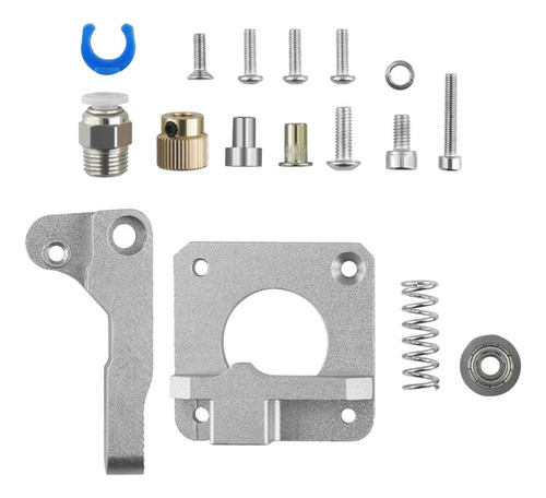 Extrusora Mk8 Derecha Gris De Bloque Metálico