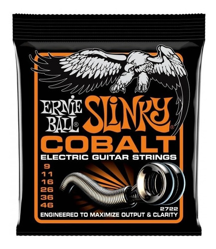 Encordado Eléctrica Ernie Ball Super Slinky Cobalt 09 - 046