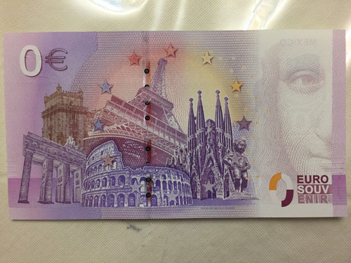 Billete 0 Euro Nickelodeon Adveture España Bob Esponja