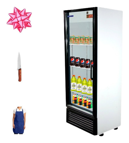 Refrigerador Vertical 14 Pies Masser Vbl-300 + Regalos