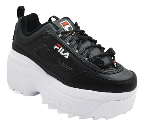 comprar Tenis Fila Disruptor Ii Wedge 5fm00704-014 Blk\u002Ffred\u002Fwhite 