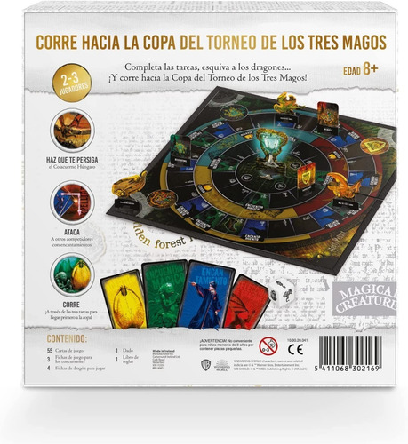 Juego De Mesa Harry Potter Torneo De Los Tres Magos Toyco