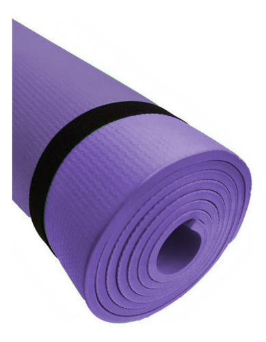 Colchoneta Yoga Mat Forest Fitness Pilates Enrollable 4mm Color Violeta