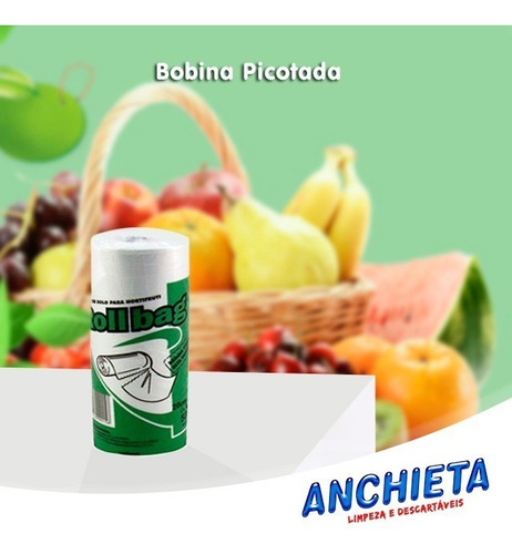 Imagem 3 de 3 de Kit Com 3 Bobina Picotadas 20 X 35 1500 Saquinhos