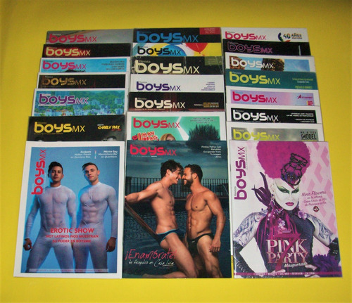 Revista Boys Mx Lote De 22 Revistas Revista Gay Boysmx Lgbt 