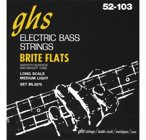 Ghs Strings Cuerdas Para Guitarra Bajo (ml3075)
