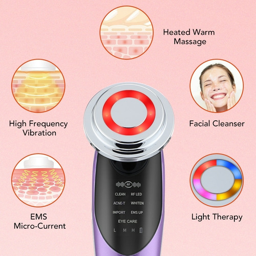 Massageador Rejuvenescedor Facial 7 In1
