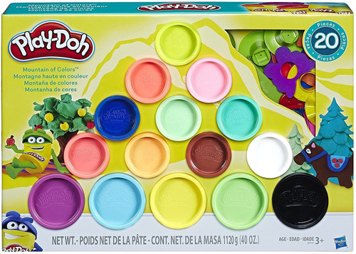 Masa Modeladora Montaña De Colores Juguete Play Doh Niños