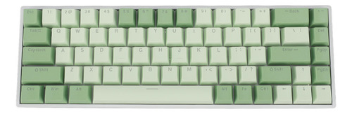 Teclado Usb C Con Cable, 68 Teclas, 60% Mecánico, Retroilumi