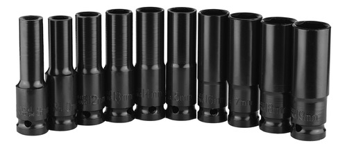 Set De Enchufes Impact Socket Socket Cr-v 8-19 Mm 1/2 Pulgad