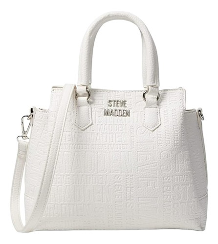 Bolso Bandolera Steve Madden Bmarin (logotipo Blanco En Reli