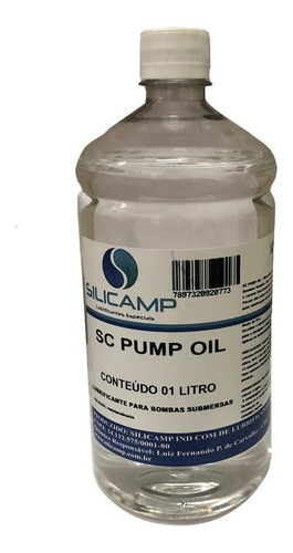 Oleo Pump Oil Para Motor Bomba Submersa Poço Artesiano 1 L 110/220V