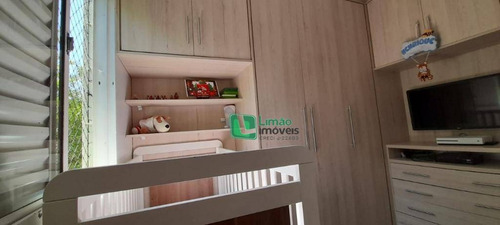 Apartamento Com 2 Dormitórios À Venda, 55 M² Por R$ 330.000 - Limão - São Paulo/sp - Ap1417