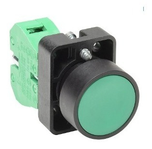 Boton Pulsador Momentaneo 22mm 1no Verde Automation Direct