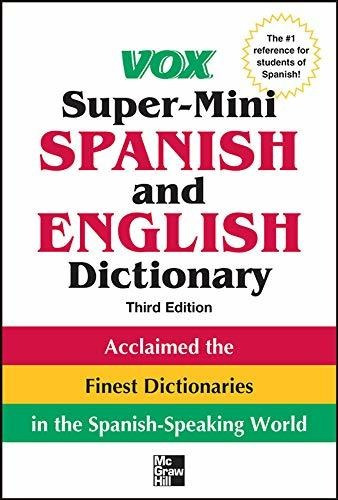 Book : Vox Super-mini Spanish And English Dictionary, 3rd..