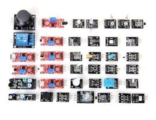 Kit Com 37 Módulos Sensores Para Robótica, Pic, Raspberry