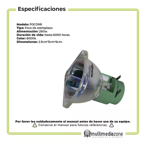 Schalter Foco Lampara Bulbo 9r 260w Cabeza Movil Beam 10 Pz