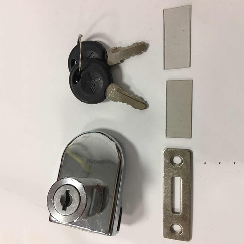 3 Cerradura Para Vitrina De Vidrio De Alta Calidad: 3 Piezas
