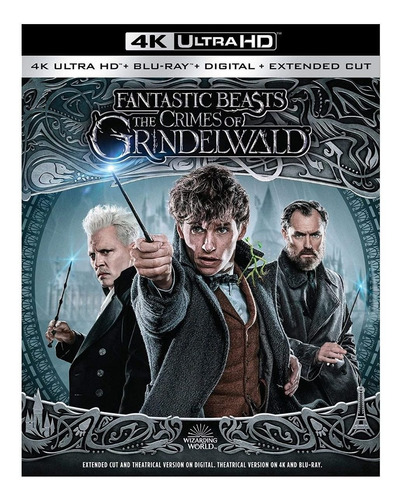 4k Ultra Hd + Blu-ray Fantastic Beasts Crimes Of Grindelwald