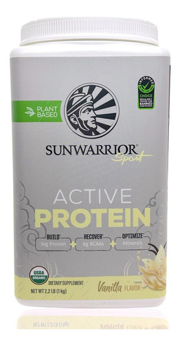 Proteína Vegana Active Vainilla 1 Kg Sunwarrior Sport
