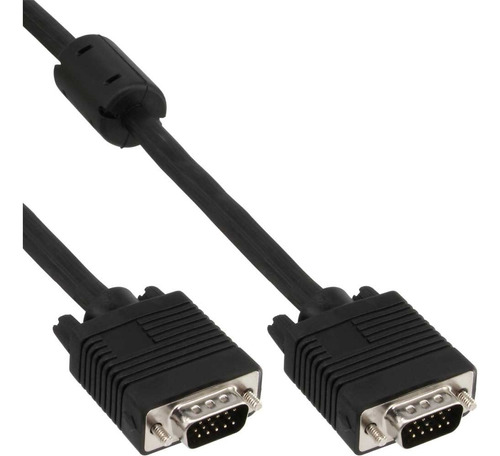 S-vga Kabel 15pol Hd St Schwarz Â