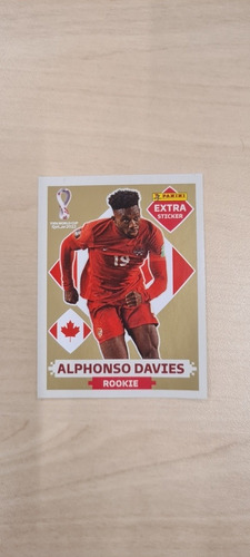 Alphonso Davies Extra Sticker Gold