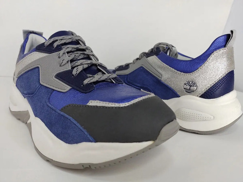 Tenis Timberland Mujer Casual Delphiville Azul Suede | Meses sin intereses