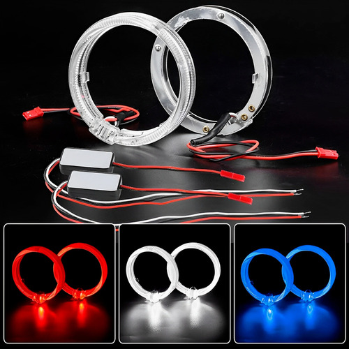 X Aro Led Doble Anillo Ojo Angel Brillante
