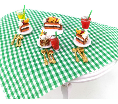 Nuevo Plato De Porcelana Dorada En Miniatura For Casa De