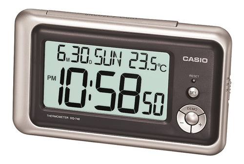 Reloj Despertador Casio Dq-748-8d Joyeria Esponda