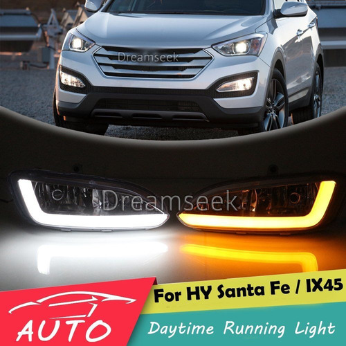 Luces Diurnas Led Para Hyundai Santa Fe  Bajo Pedido