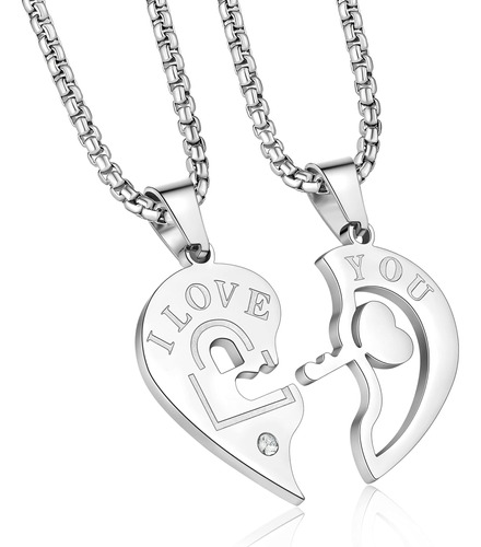 Collares Con Colgante De Corazón Buleens Para Mujeres, Bff,