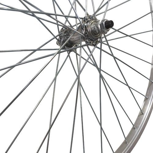 Roda Traseira Alumínio P/bike Aro26x 1.1/2x2 Raio Grosso