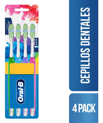 Cepillo Dental Oral-b Suave Surtido 4 Un