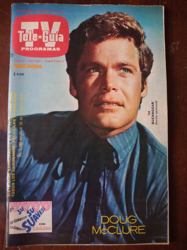 Doug Mcclure, Graciela Mauri En Revista Tele-guia Año-1975