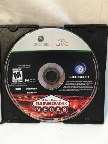 Rainbow Six Vegas Xbox 360 Usado Blakhelmet C