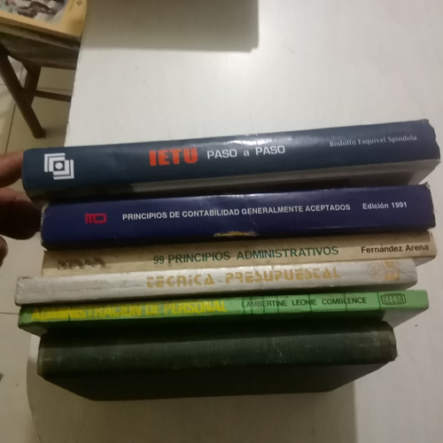 Contaduría Y Administracion. Lote De 6 Libros. 